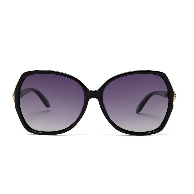 Lunara Black Large Full Rim Butterfly Sunglasses for Women — Hashtag Eyewears