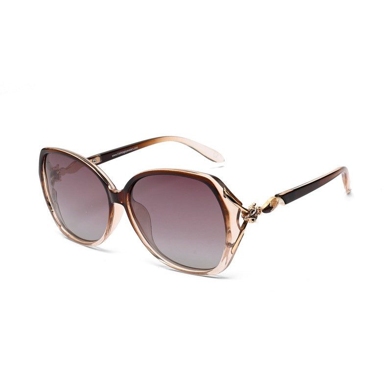 Lunara Gradient Brown Large Full Rim Butterfly Sunglasses for Women — Hashtag Eyewears
