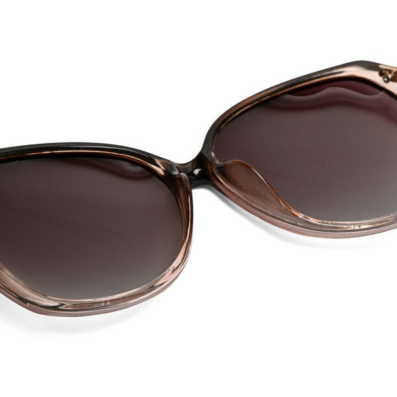 Lunara Gradient Brown Large Full Rim Butterfly Sunglasses for Women — Hashtag Eyewears