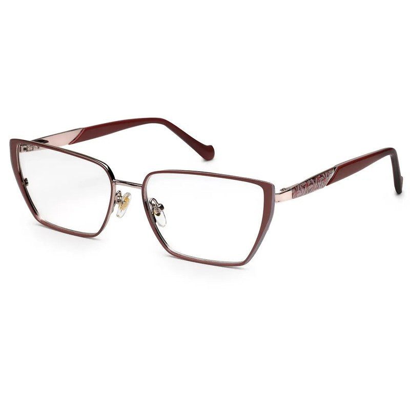 Luxury Brown-Grey Medium Full Rim Square Eyeglasses for Women — Hashtag Eyewears
