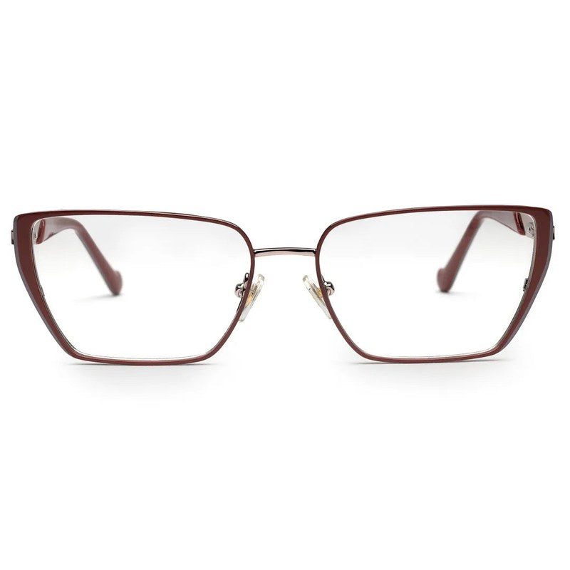 Luxury Brown-Grey Medium Full Rim Square Eyeglasses for Women — Hashtag Eyewears