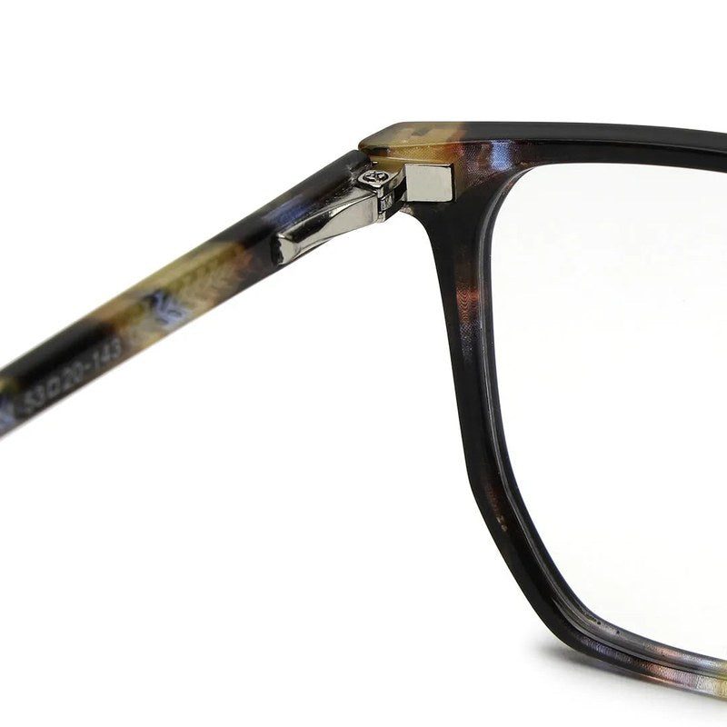 Lyria Tiger Print Medium Full Rim Square Clip-on for Men — Hashtag Eyewears
