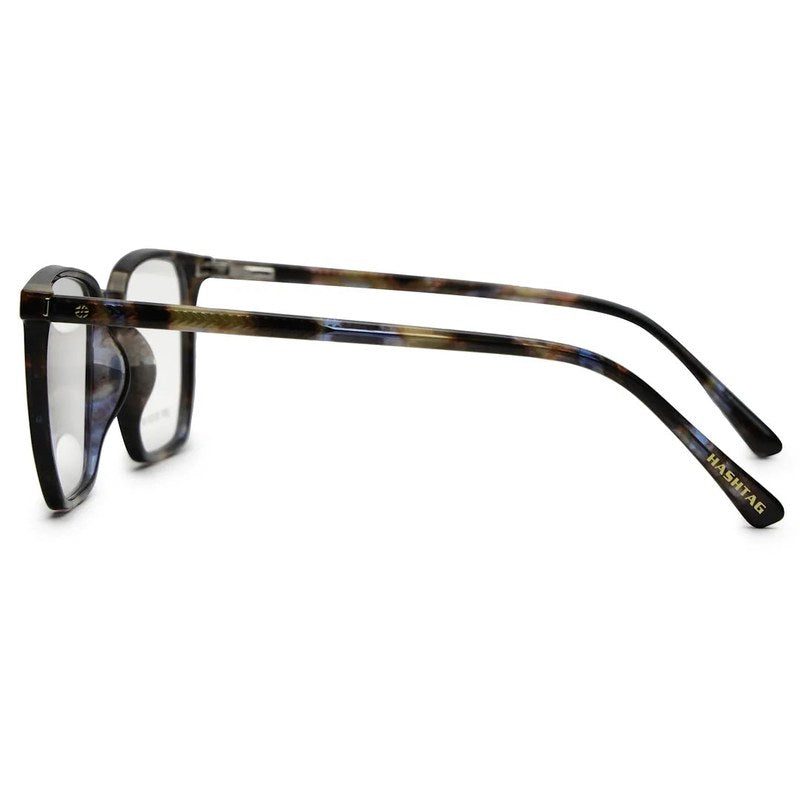 Lyria Tiger Print Medium Full Rim Square Clip-on for Men — Hashtag Eyewears