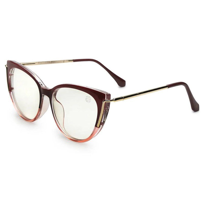 Lythion Pink Large Full Rim Cateye Sunglasses for Women — Hashtag Eyewears