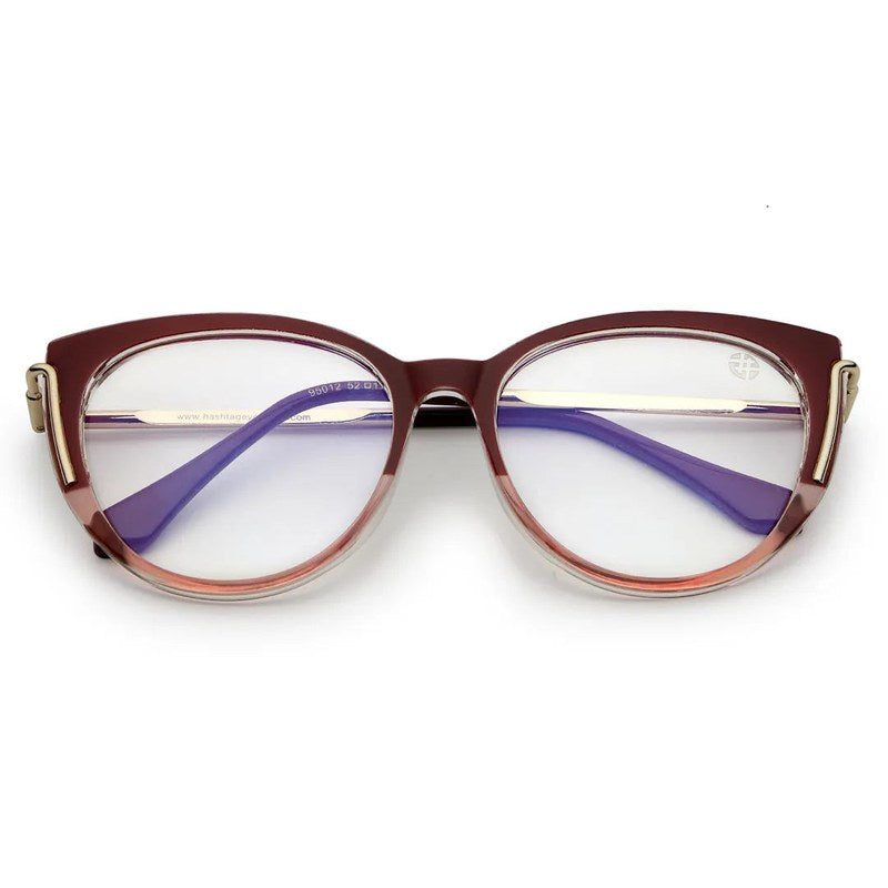 Lythion Pink Large Full Rim Cateye Sunglasses for Women — Hashtag Eyewears