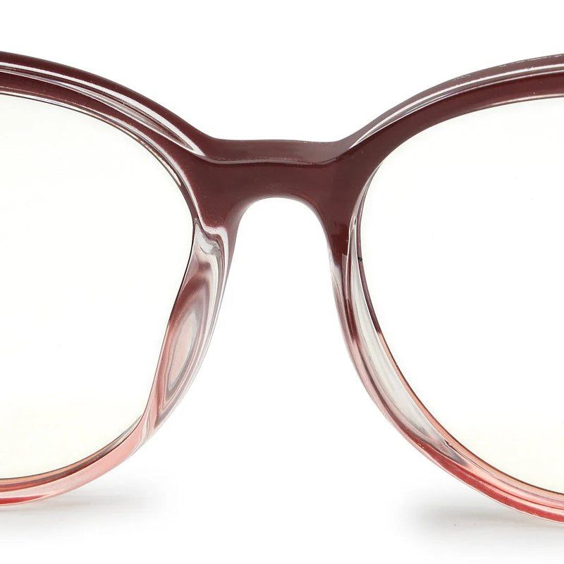 Lythion Pink Large Full Rim Cateye Sunglasses for Women — Hashtag Eyewears