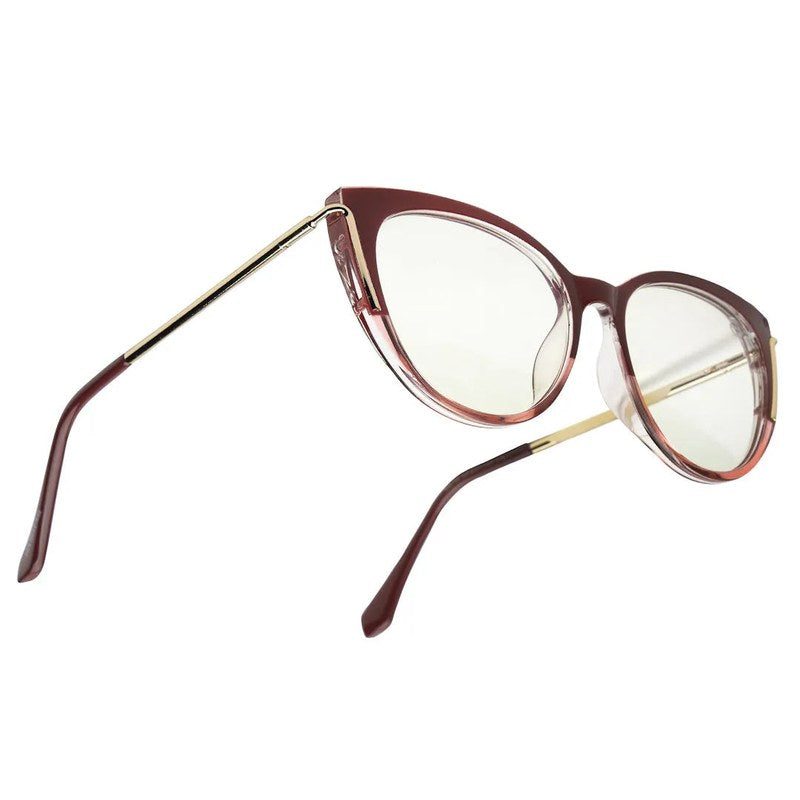 Lythion Pink Large Full Rim Cateye Sunglasses for Women — Hashtag Eyewears