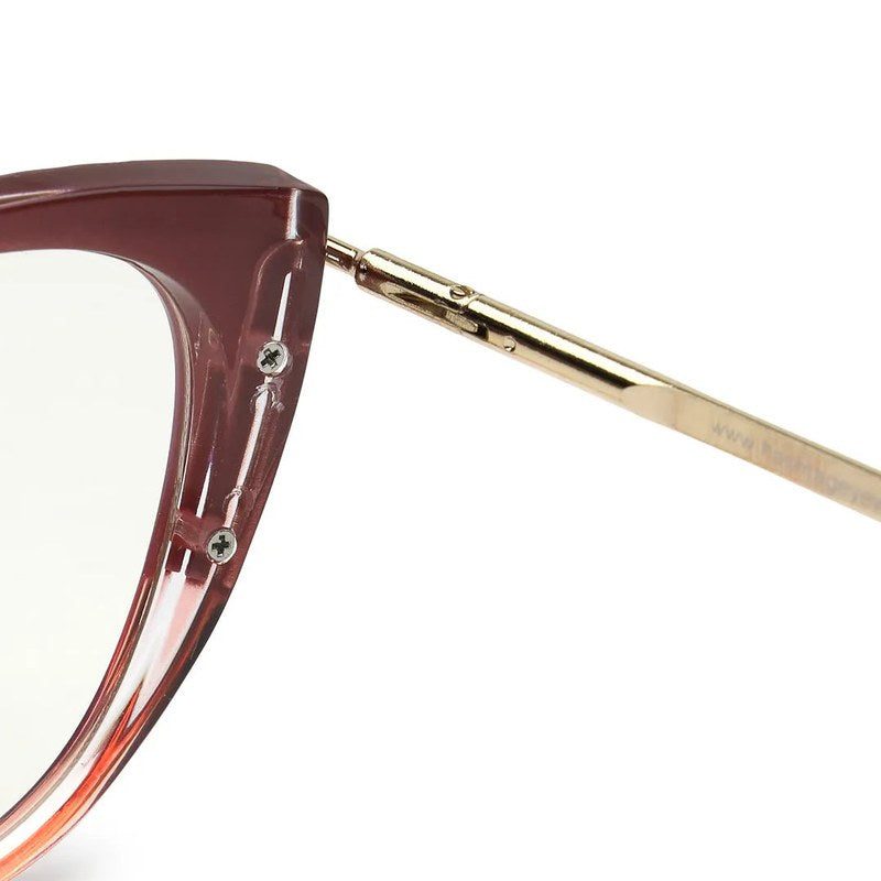 Lythion Pink Large Full Rim Cateye Sunglasses for Women — Hashtag Eyewears