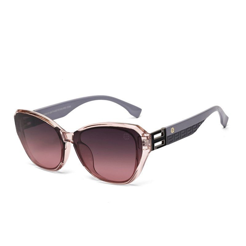 Maelor Gradient Green Pink Medium Full Rim Cateye Sunglasses for Women — Hashtag Eyewears