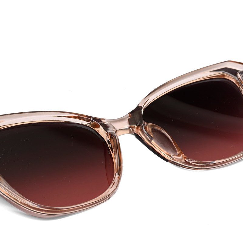 Maelor Transparent Medium Full Rim Cateye Sunglasses for Women — Hashtag Eyewears