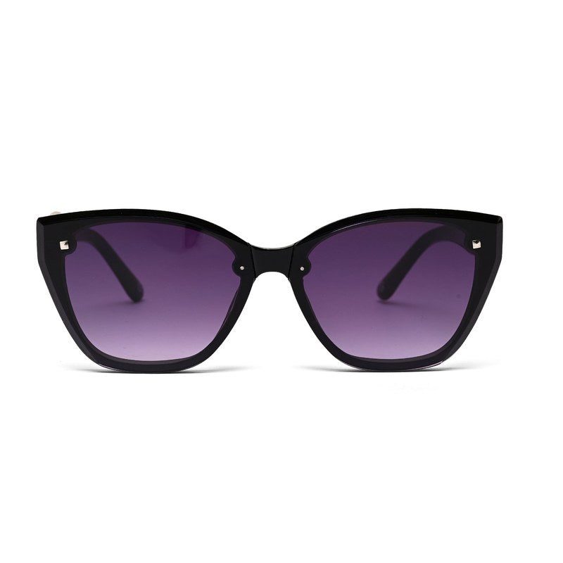 Miron Black Large Full Rim Cateye Sunglasses for Women — Hashtag Eyewears