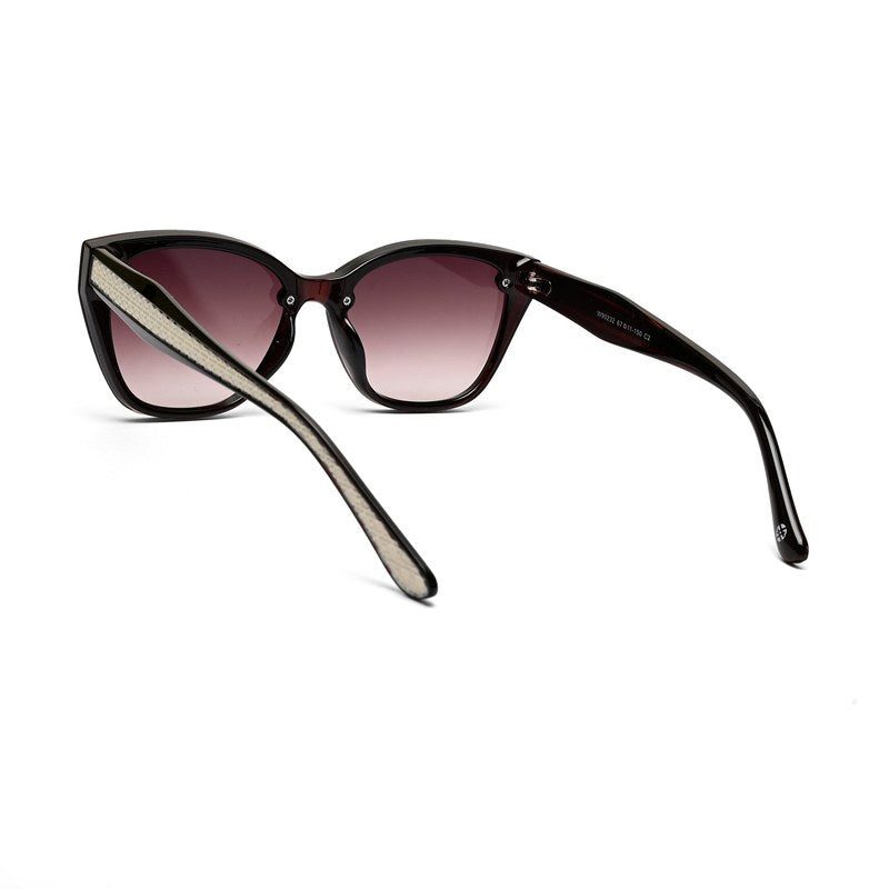 Miron Brown Large Full Rim Cateye Sunglasses for Women — Hashtag Eyewears