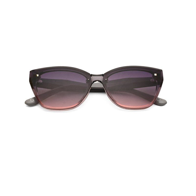 Miron Gradient Grey - Pink Large Full Rim Cateye Sunglasses for Women — Hashtag Eyewears
