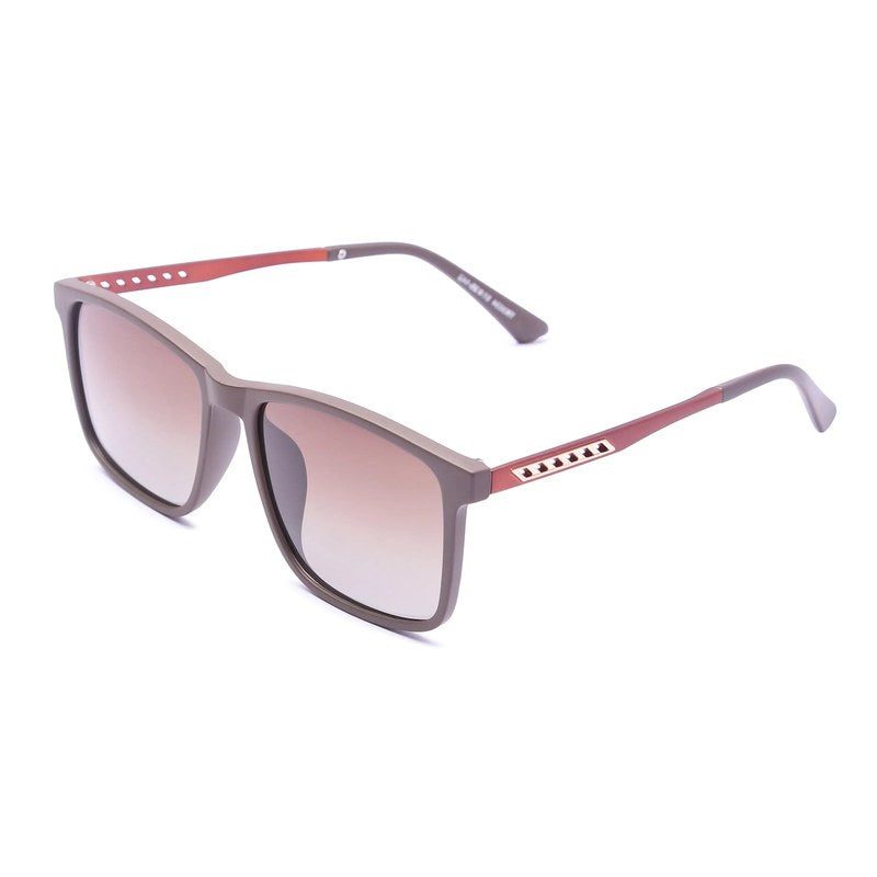 Mythar Brown Large Full Rim Square Sunglasses for Men & Women — Hashtag Eyewears
