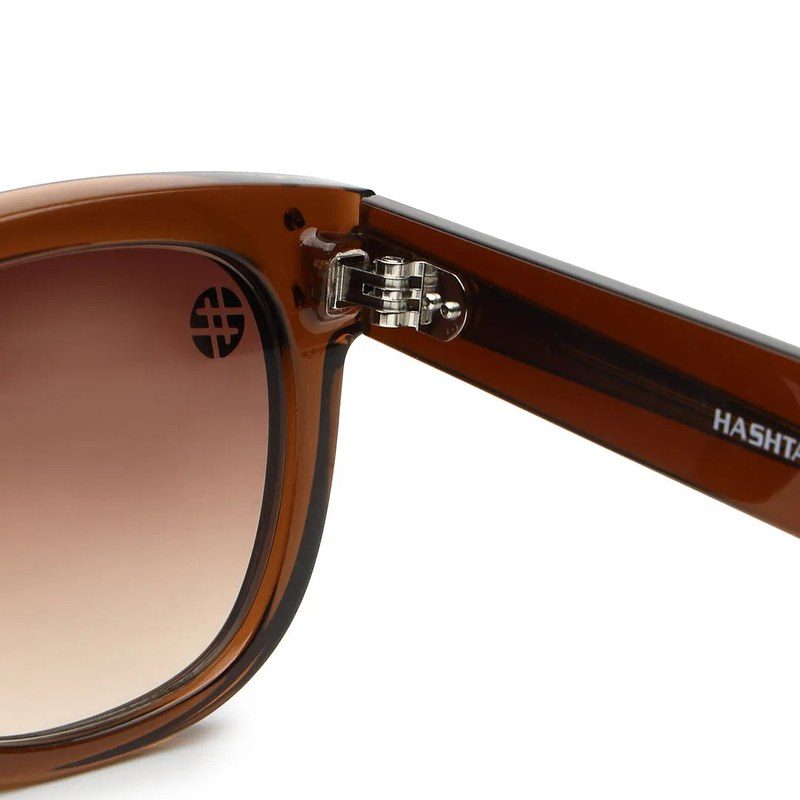 Nebulix Brown Medium Full Rim Wayfarer Sunglasses for Men — Hashtag Eyewears