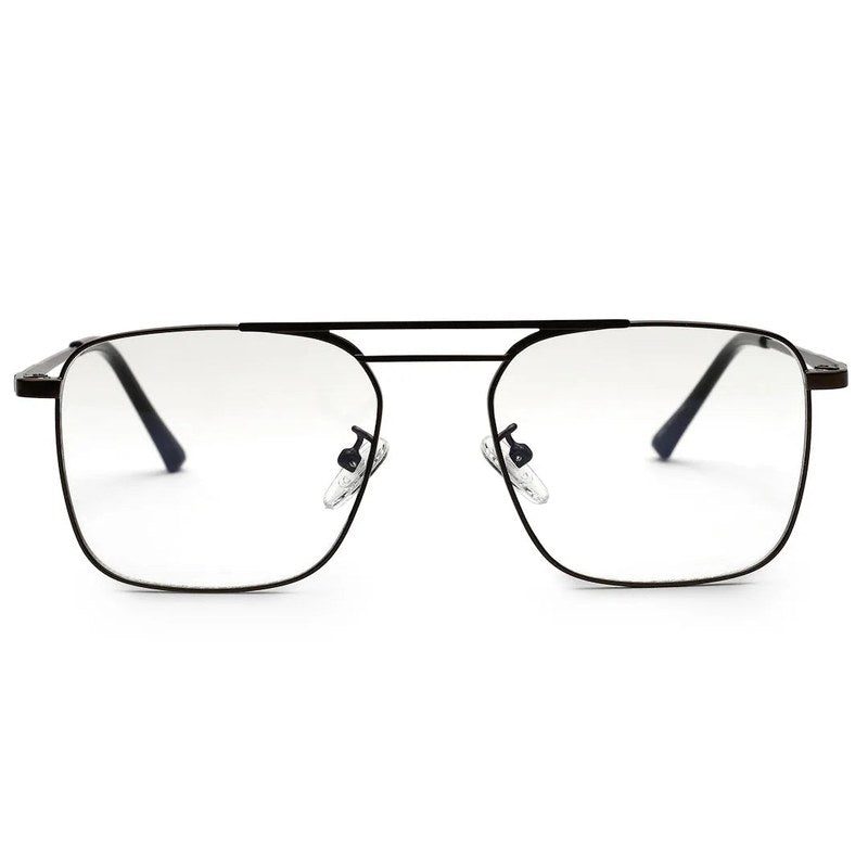 Neuron Brown Medium Full Rim RECTANGLE Computer Glasses for Men & Women — Hashtag Eyewears