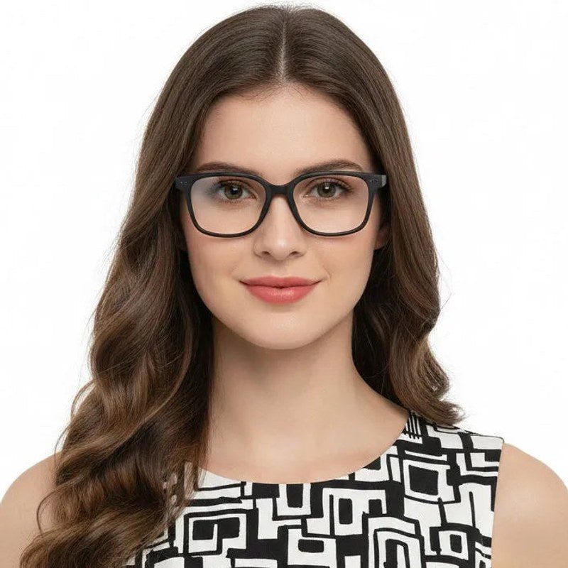 NexEye Green Medium Full Rim RECTANGLE Computer Glasses for Men & Women — Hashtag Eyewears