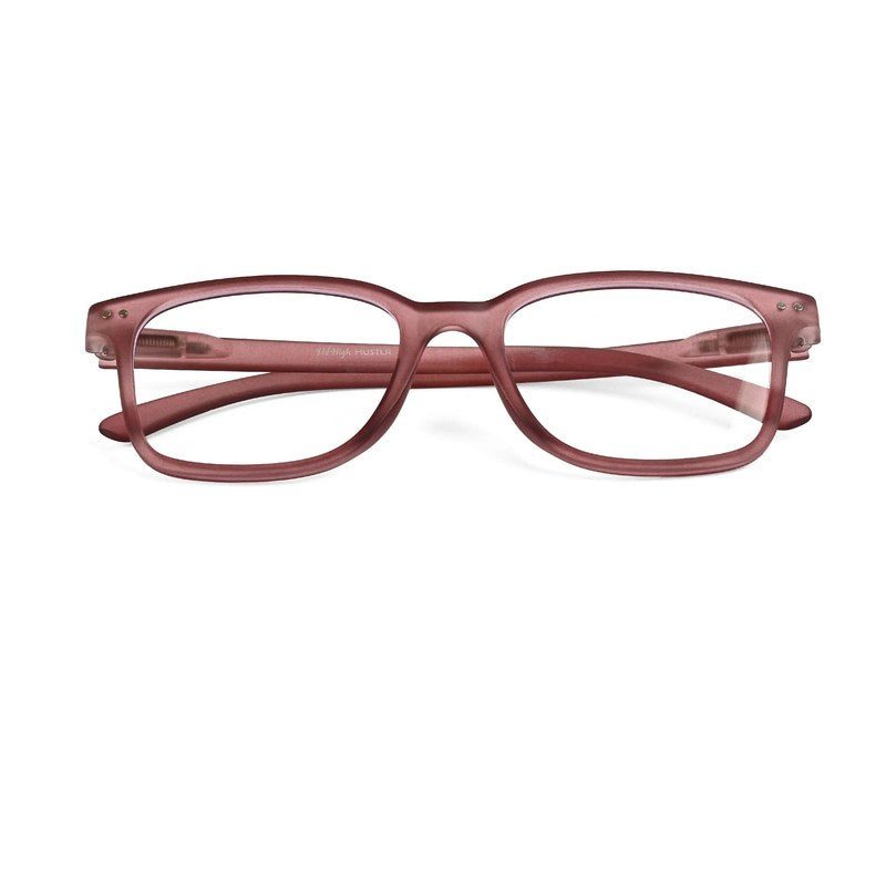 NexEye Transparent Mate Maroon Medium Full Rim RECTANGLE Computer Glasses for Men & Women — Hashtag Eyewears
