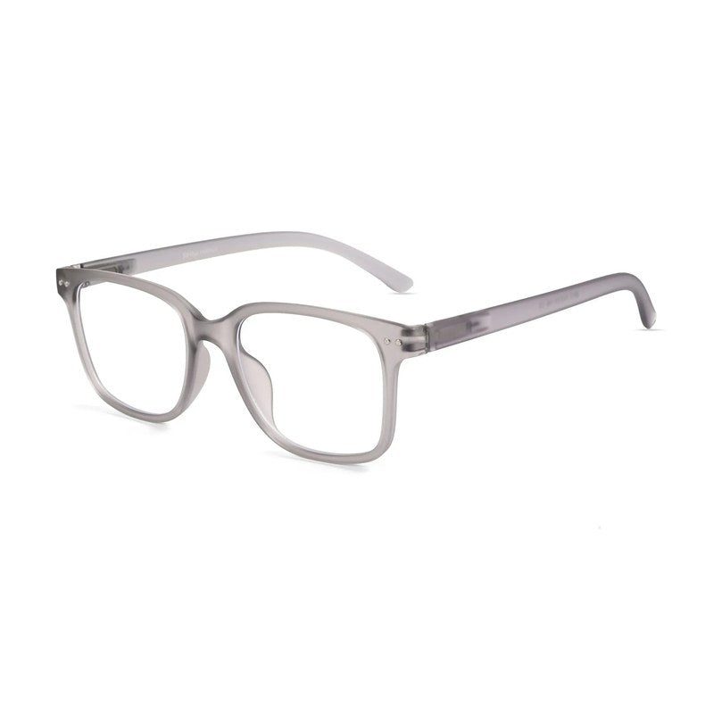 NexEye Transparent Smoke Medium Full Rim RECTANGLE Computer Glasses for Men & Women — Hashtag Eyewears