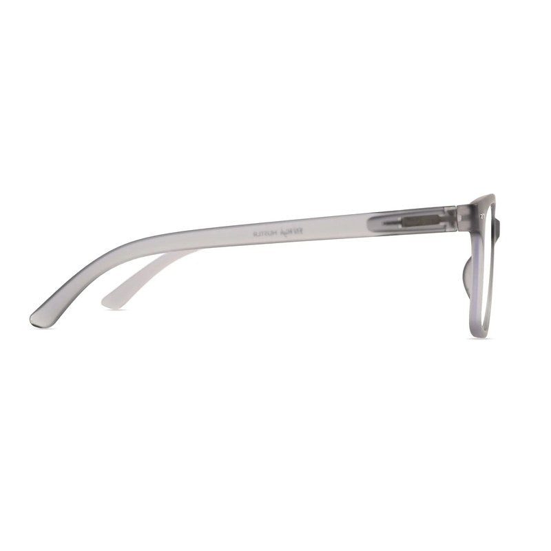 NexEye Transparent Smoke Medium Full Rim RECTANGLE Computer Glasses for Men & Women — Hashtag Eyewears