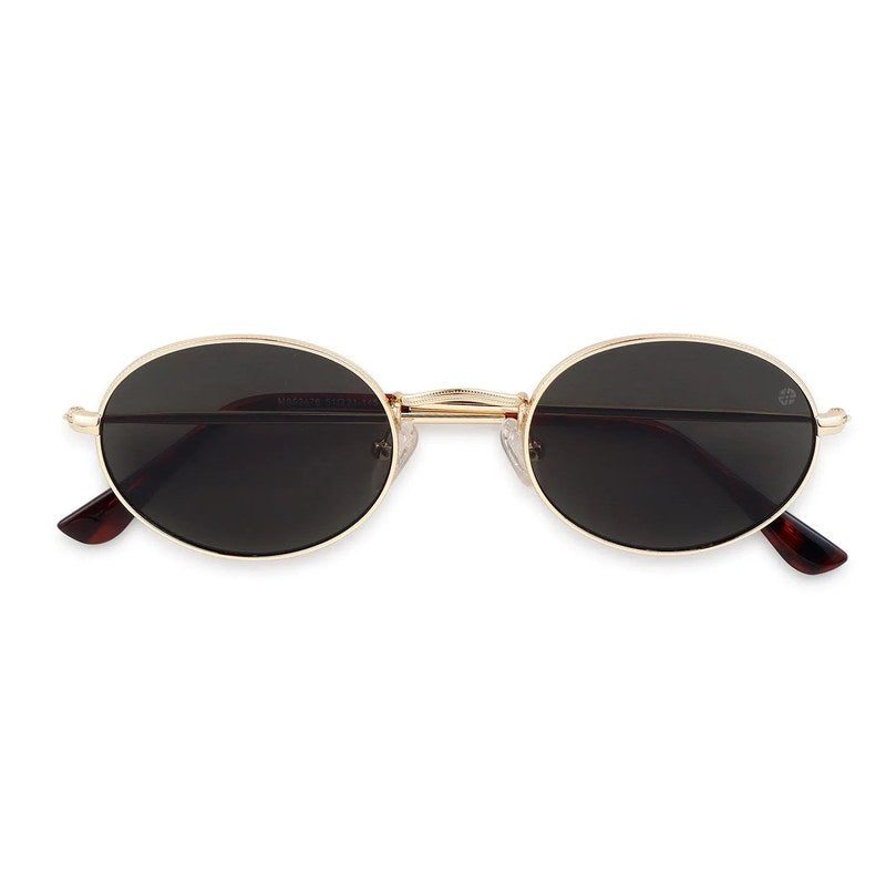 Nimbra Green Small Full Rim Oval Sunglasses for Women — Hashtag Eyewears