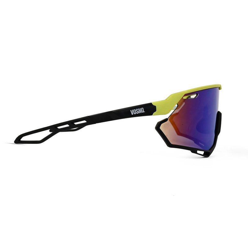 Nitro Light Green Extra-Large Full Rim Shield Sports Sunglasses for Men & Women — Hashtag Eyewears