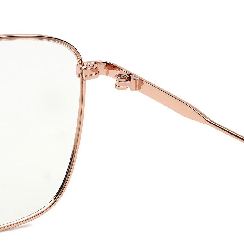 Nova Golden Medium Full Rim Square Computer Glasses for Men & Women — Hashtag Eyewears