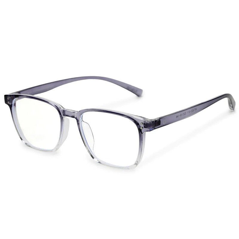 Novara Gradient Blue Medium Full Rim Wayfarer Computer Glasses for Men & Women — Hashtag Eyewears