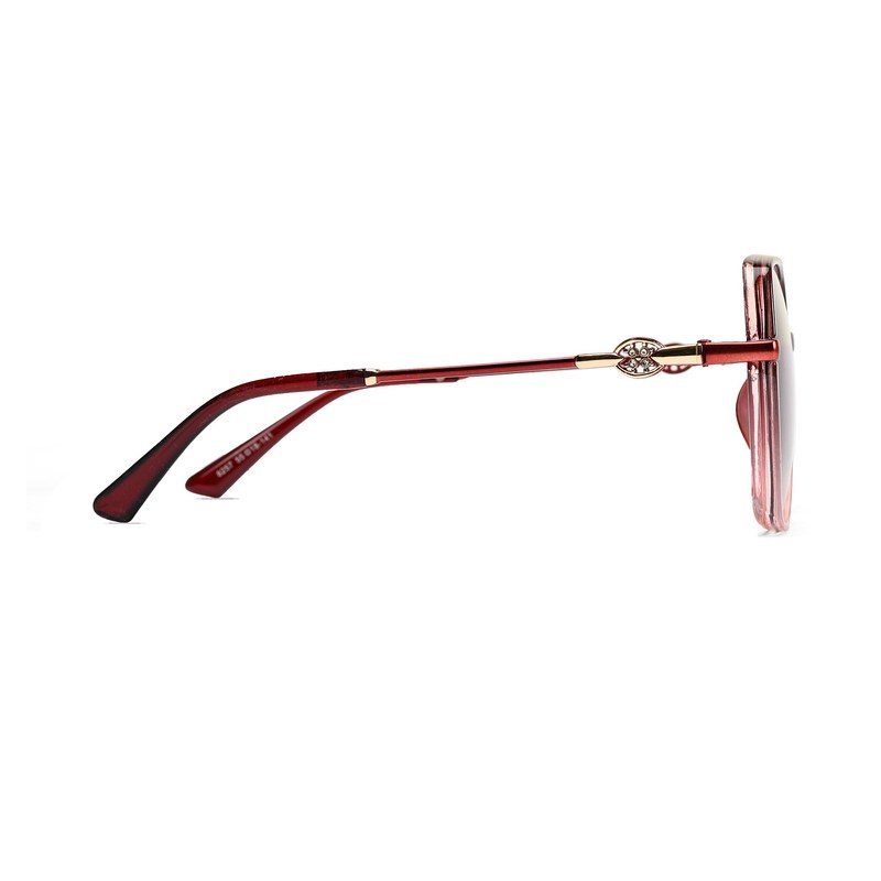 Noxara Gradient Red Large Full Rim Square Sunglasses for Women — Hashtag Eyewears