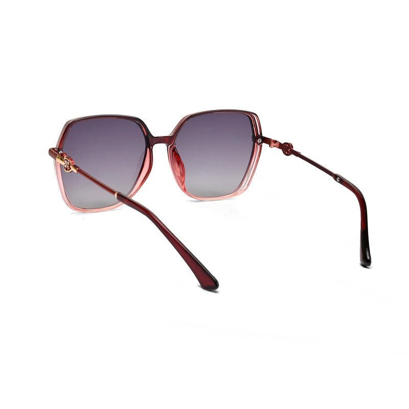 Noxara Gradient Red Large Full Rim Square Sunglasses for Women — Hashtag Eyewears