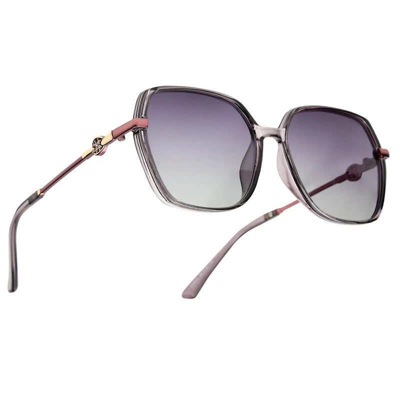 Noxara Purple Large Full Rim Square Sunglasses for Women — Hashtag Eyewears