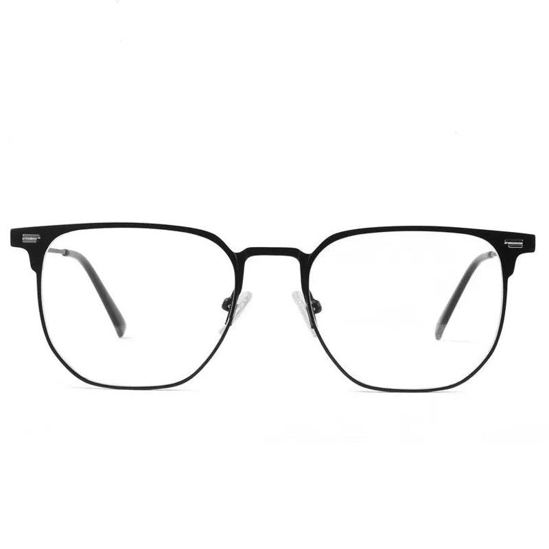 Obscura Black Large Full Rim Square Clip-on for Men & Women — Hashtag Eyewears