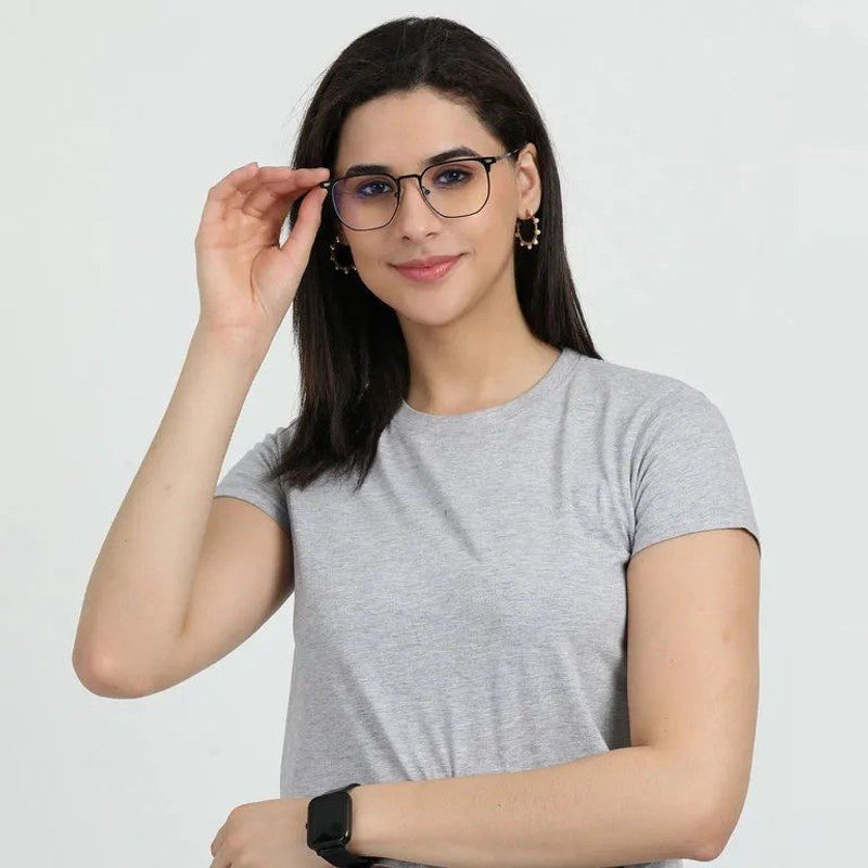 Obscura Black Large Full Rim Square Clip-on for Men & Women — Hashtag Eyewears