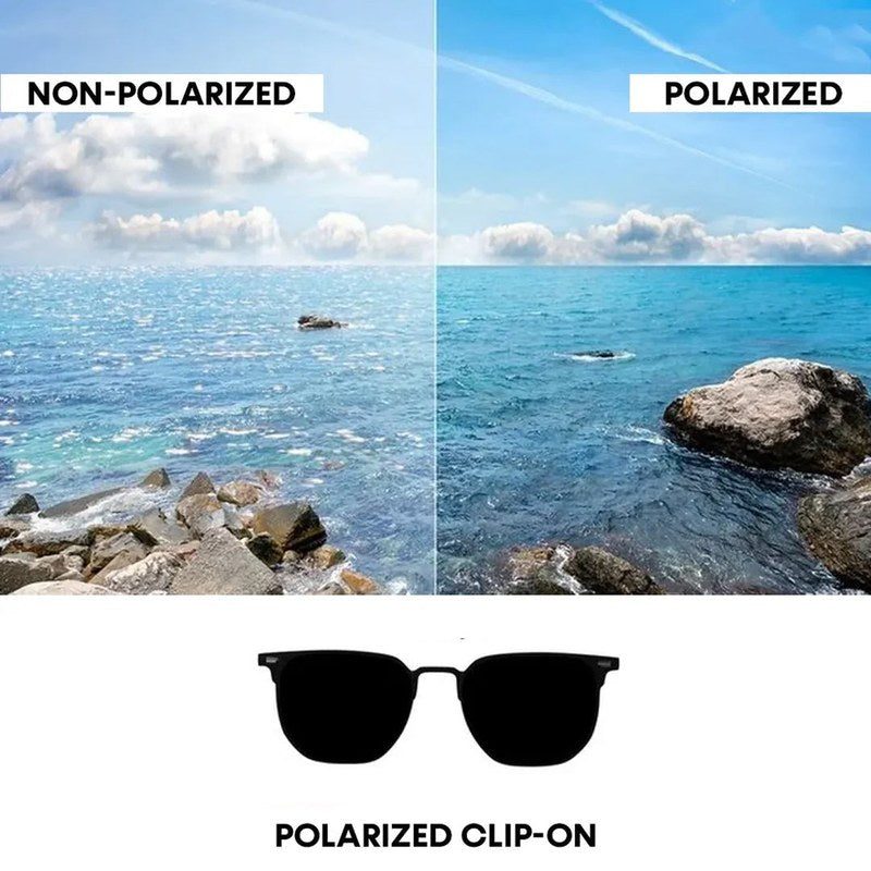 Obscura Black Large Full Rim Square Clip-on for Men & Women — Hashtag Eyewears