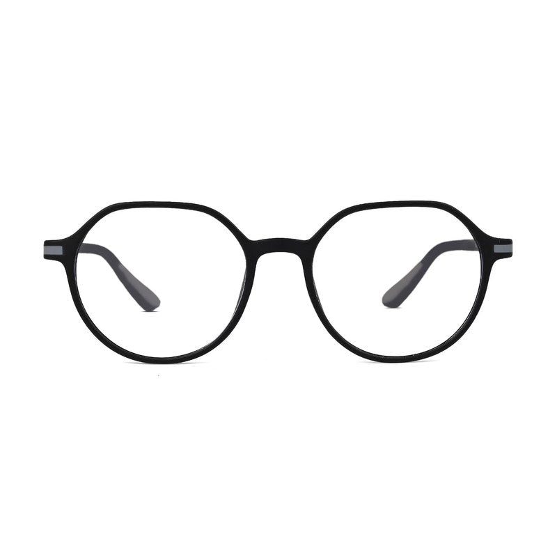 Optibul Black Medium Full Rim Square Computer Glasses for Men & Women — Hashtag Eyewears