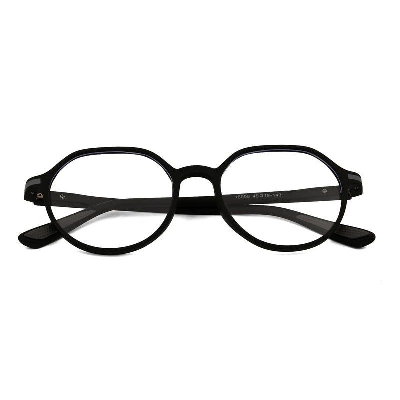 Optibul Black Medium Full Rim Square Computer Glasses for Men & Women — Hashtag Eyewears