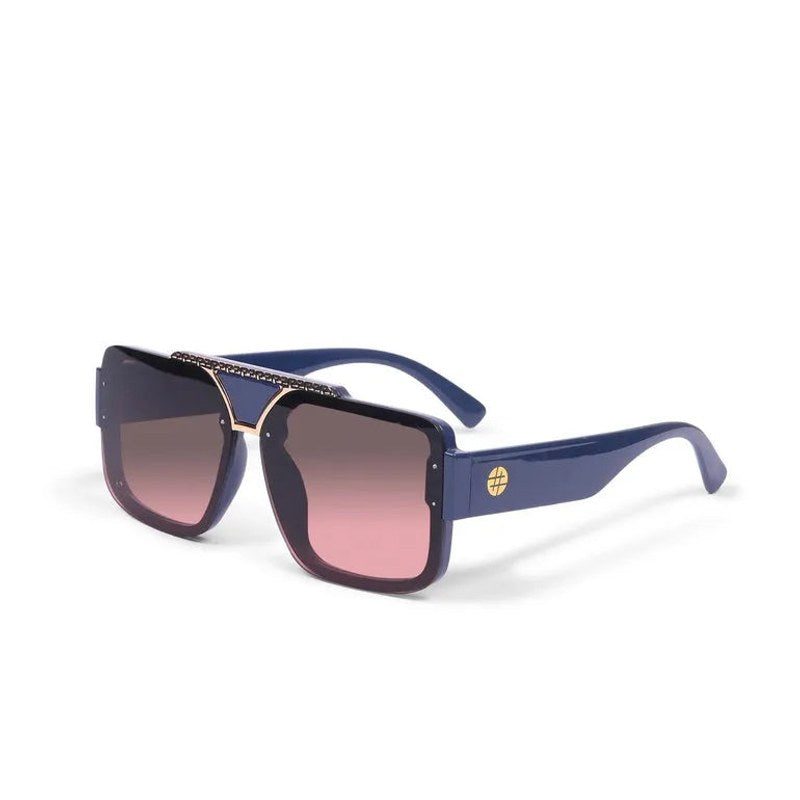 Orbis Gradient Grey Pink Large Full Rim Square Sunglasses for Men — Hashtag Eyewears