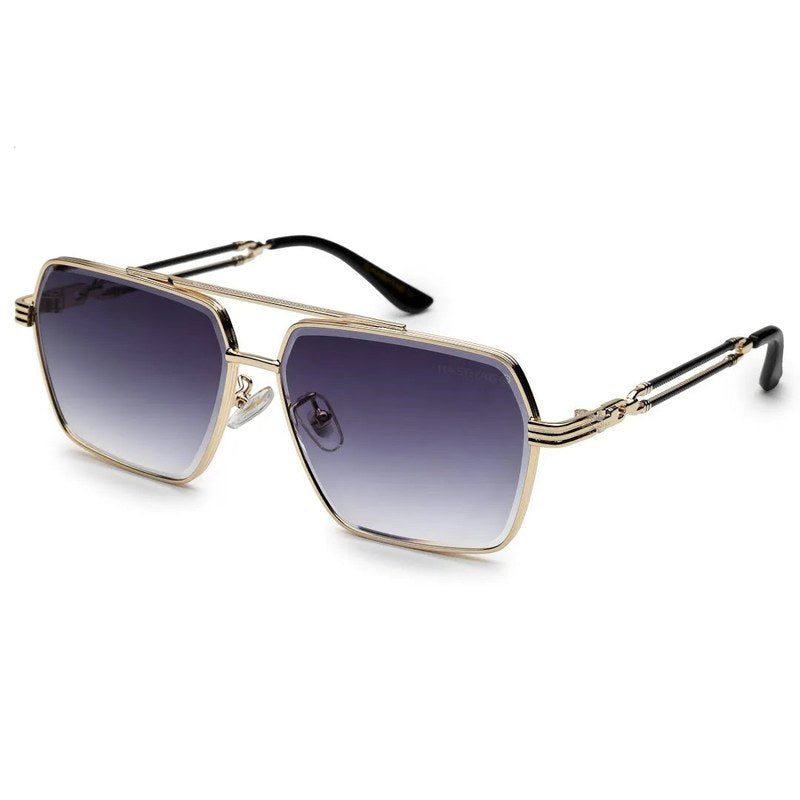 Orbital Gradient Green Medium Full Rim Rectangle Sunglasses for Men & Women — Hashtag Eyewears