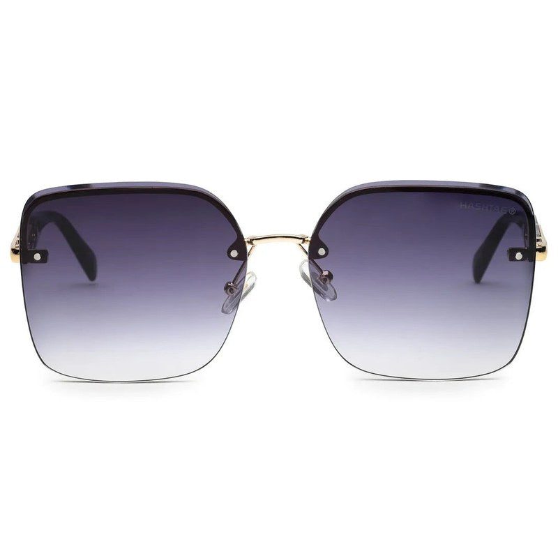 Parion Gradient Black Medium Full Rim Oversized Sunglasses for Women — Hashtag Eyewears