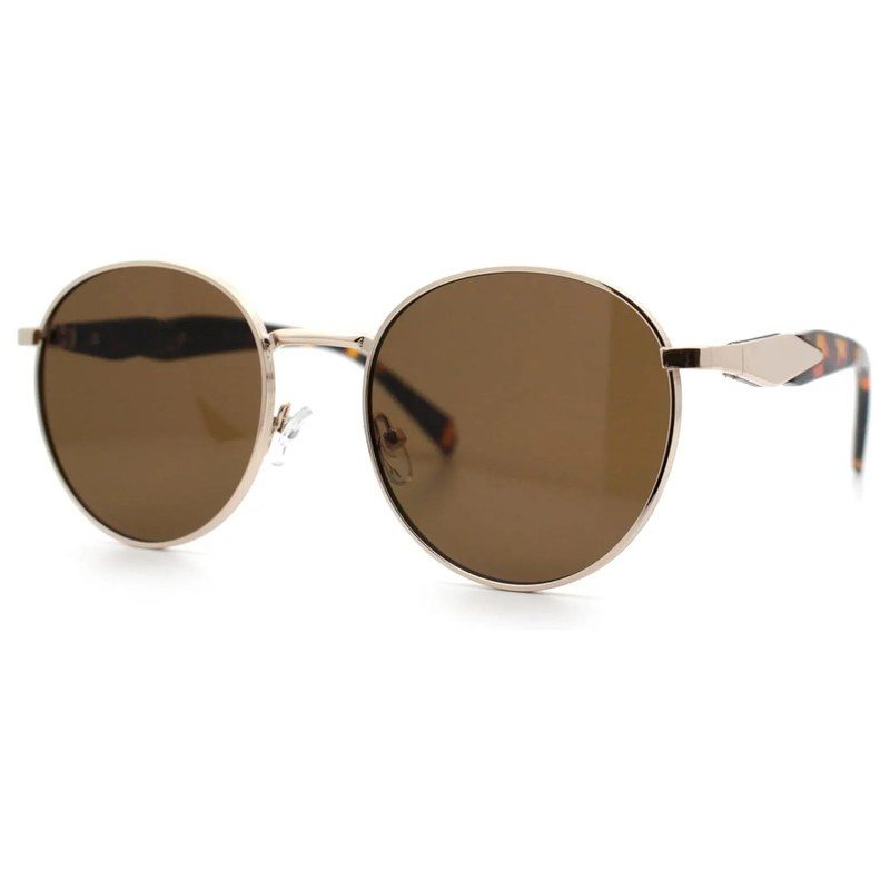 Platinum Brown Medium Full Rim Oval Sunglasses for Men & Women — Hashtag Eyewears