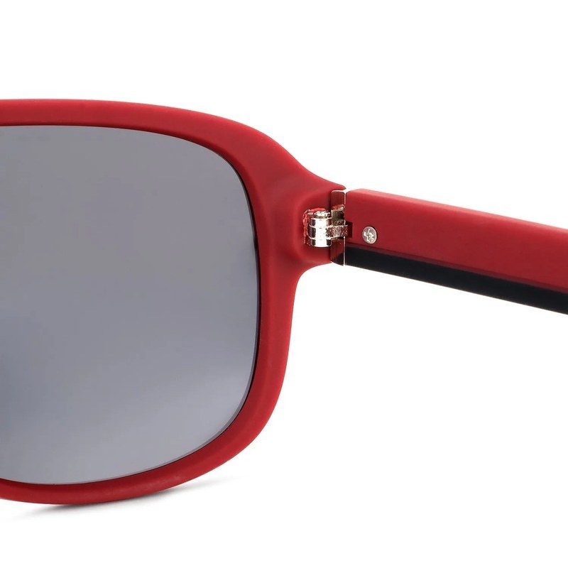 Quasor Red Extra-Large Full Rim Shield Sports Sunglasses for Men & Women — Hashtag Eyewears