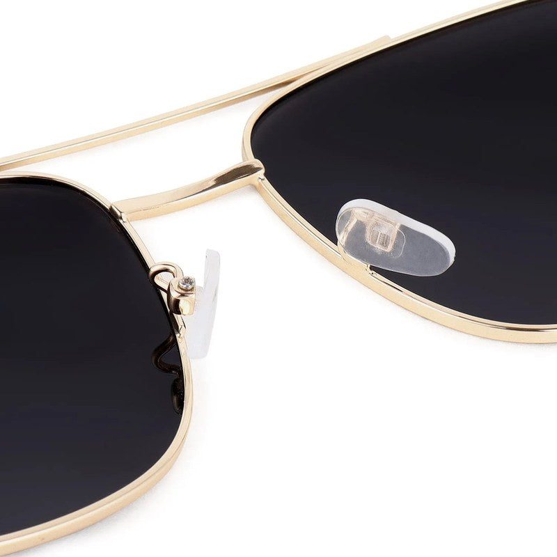 Quivion Golden Large Full Rim Square Sunglasses for Men — Hashtag Eyewears