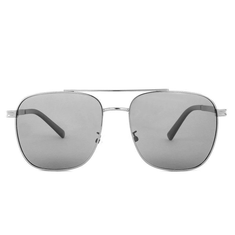 Quivion Grey Large Full Rim Square Sunglasses for Men — Hashtag Eyewears