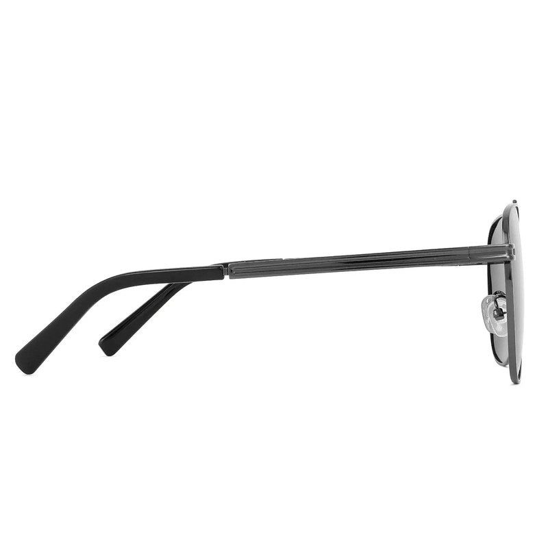Quivion Grey Large Full Rim Square Sunglasses for Men — Hashtag Eyewears