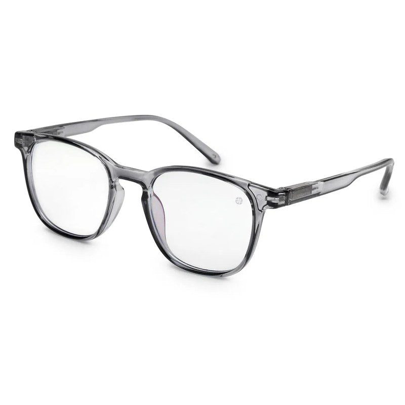 Radiant Smoke Medium Full Rim Oval Computer Glasses for Men & Women — Hashtag Eyewears
