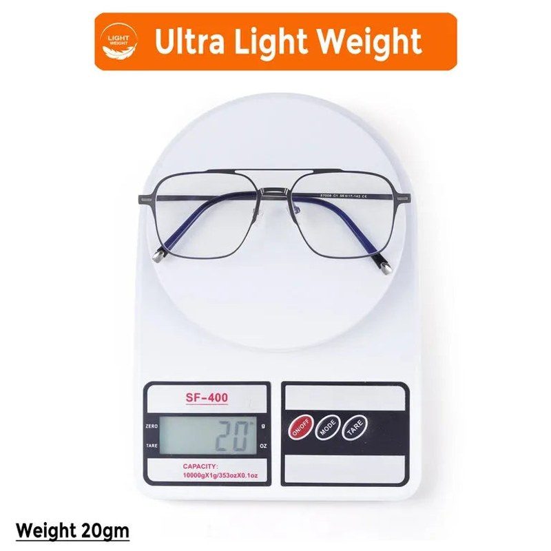 Ralvor Grey Medium Full Rim Square Clip-on for Men & Women — Hashtag Eyewears