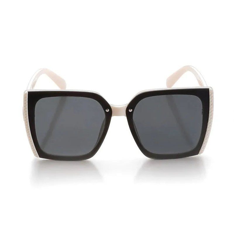 Rapture Off -White Large Full Rim Square Sunglasses for Women — Hashtag Eyewears