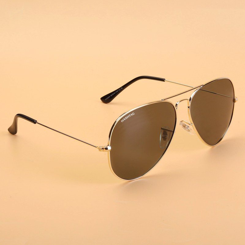 Ravyon Green Large Full Rim Aviator Sunglasses for Men & Women — Hashtag Eyewears