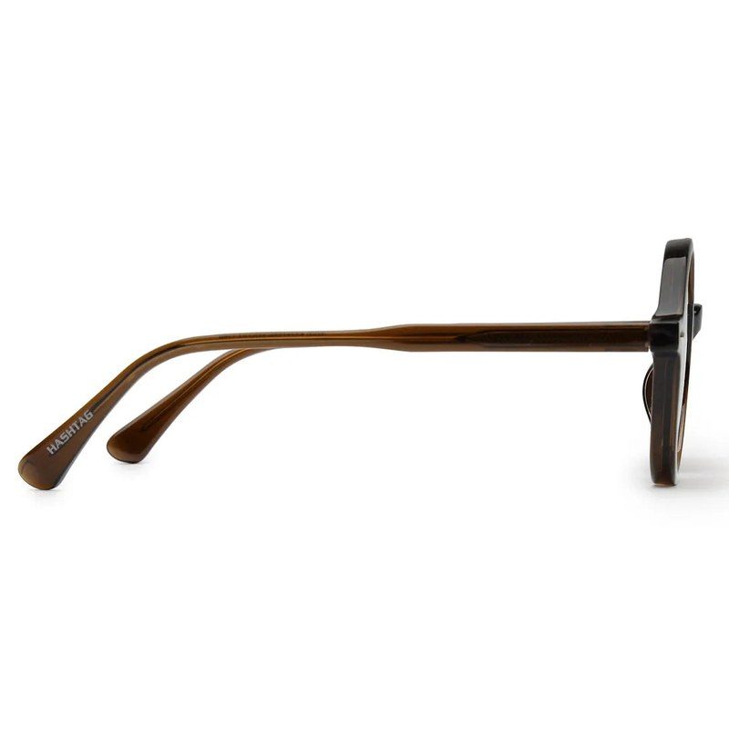 Retro Brown Medium Full Rim Round Sunglasses for Men & Women — Hashtag Eyewears