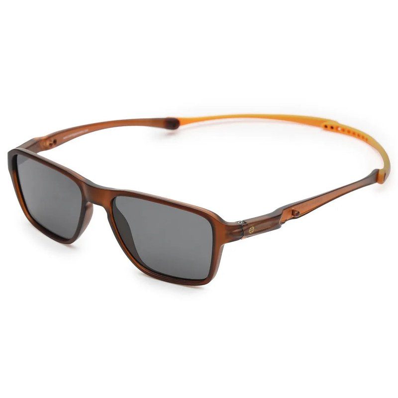 Rift Brown Large Full Rim Rectangle Sports Sunglasses for Men & Women — Hashtag Eyewears